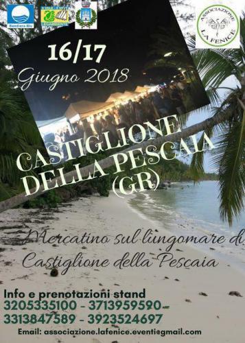 Mercatino sul lungomare di Castiglione della Pescaia