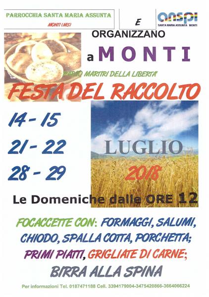 FESTA DEL RACCOLTO