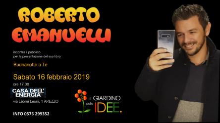 Roberto Emanuelli ospite del Giardino delle IDEE