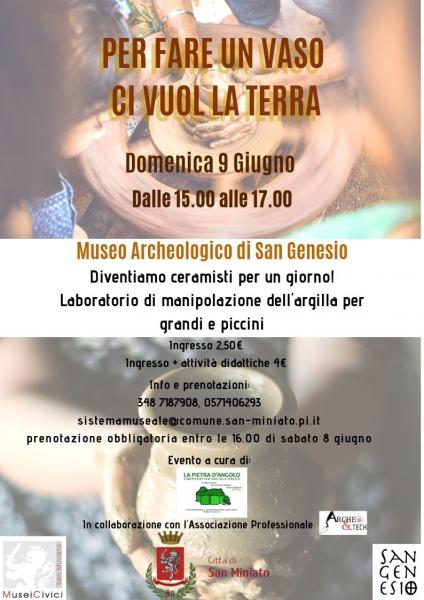 PER FARE UN VASO CI VUOL LA TERRA