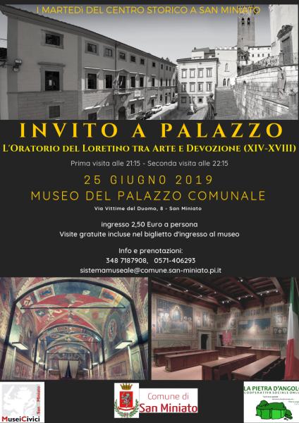 INVITO A PALAZZO - L'Oratorio del Loretino tra Arte e Devozione (XIV-XVIII)