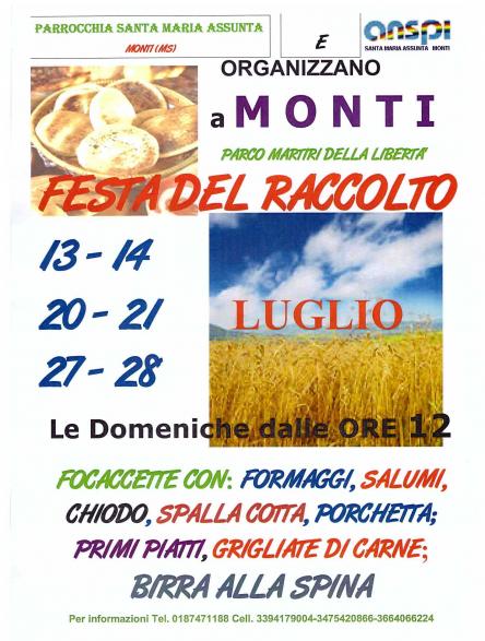 FESTA DEL RACCOLTO
