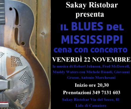 Il blues del Mississippi - Concerto con cena