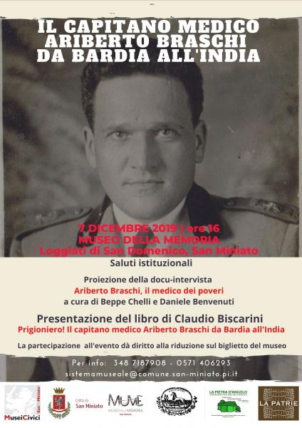 IL CAPITANO MEDICO ARIBERTO BRASCHI DA BARDIA ALL'INDIA