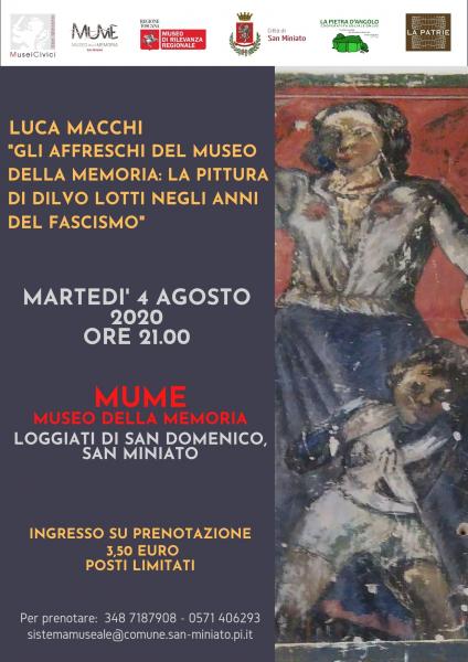 INCONTRO CON IL PITTORE LUCA MACCHI