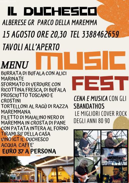 Ferragosto con Musica & Cena