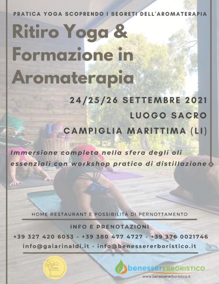 Ritiro Yoga e Corso di Aromaterapia