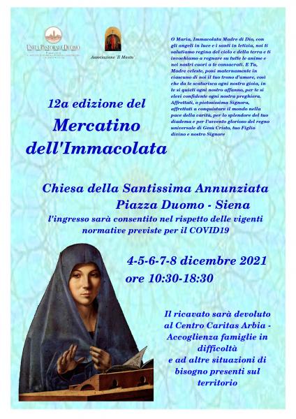 12esima edizione Mercatino dell'Immacolata
