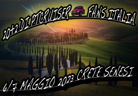 Raduno 20+2 anni di PT Cruiser Fans Italia - Crete Senesi - 6-7 Maggio 2023