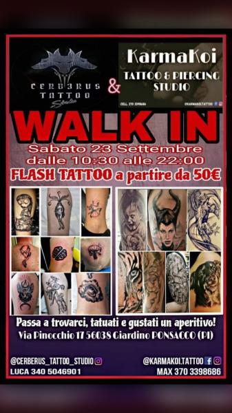 Cerberus Tattoo Studio WALK IN DAY