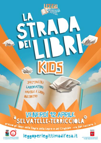 LIBRI, TEATRO ED INCONTRI: LA STRADA DEI LIBRI “KIDS” ARRIVA A SELVATELLE VENERDÌ 12 APRILE