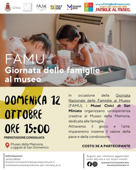 GIORNATA NAZIONALE DELLE FAMIGLIE AL MUSEO
