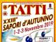 XXIII Sapori d'autunno